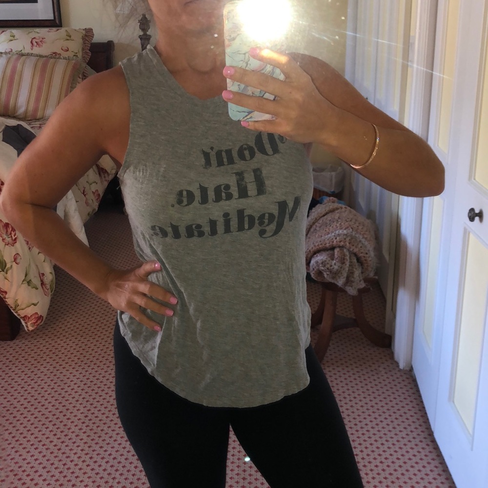 spiritual gangster “don’t hate” tank small